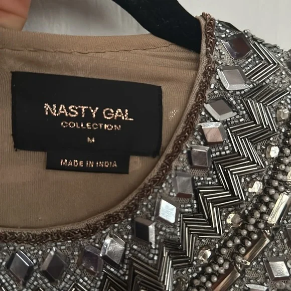 Vintage Nasty Gal Beaded Dress - Picture 2 of 7